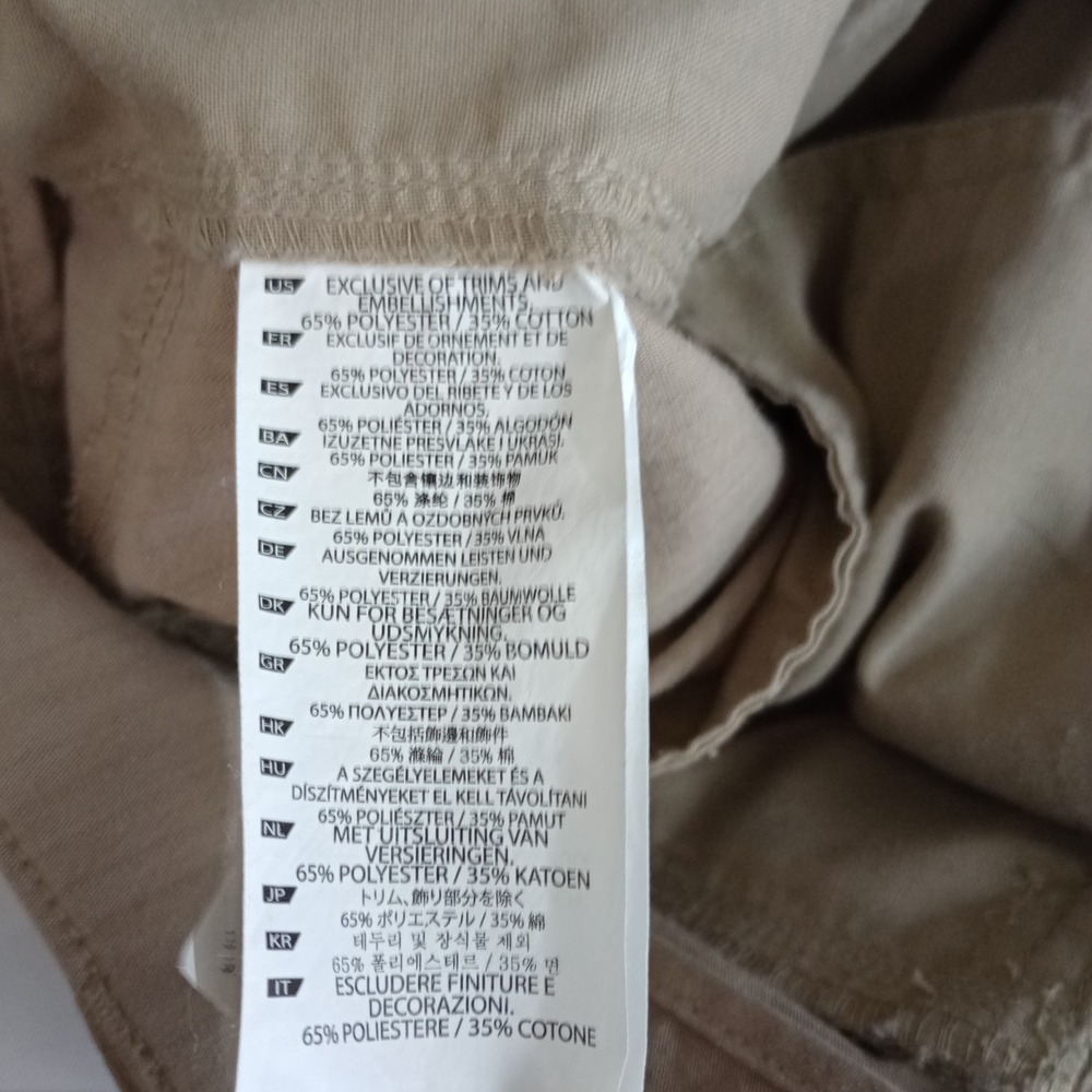 5.11 Tactical Cargo Pants Khaki Tan Ripstop Utility Mens 16 Regular‎ flaws - Picture 13 of 15